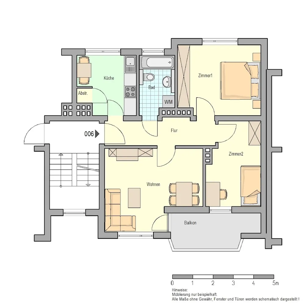 3 Zimmer Wohnung mit 65 m² in Herford – Bild 1