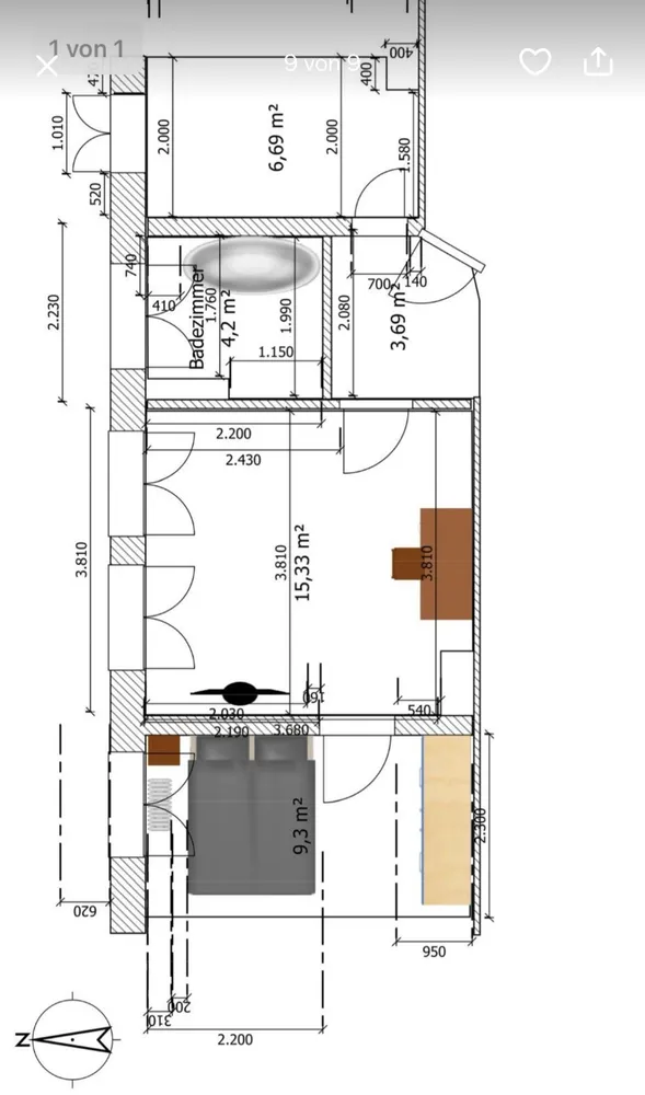 2 Zimmer Wohnung mit 40 m² in Leipzig – Bild 7