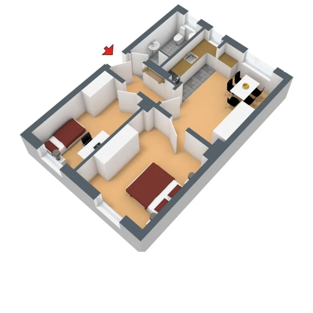 2 Zimmer Wohnung mit 50 m² in Wuppertal – Bild 2