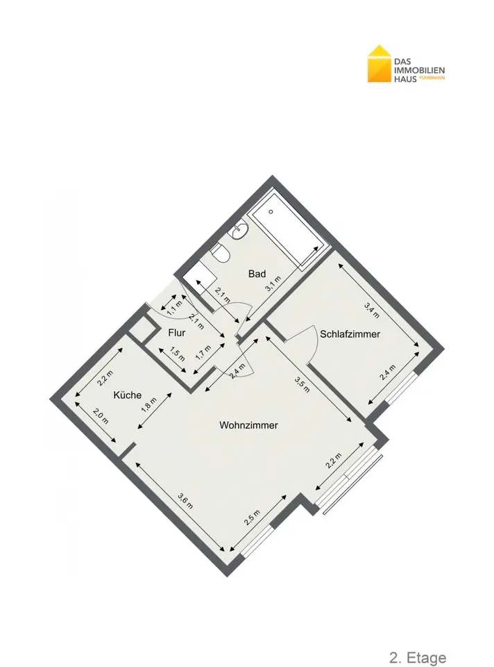 2 Zimmer Wohnung mit 39 m² in Suhl – Bild 5