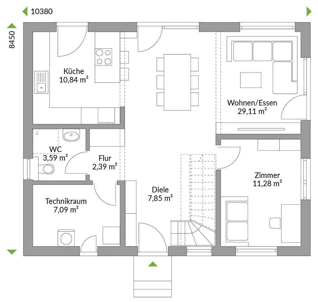 6 Zimmer Haus mit 142 m² in Rüsselsheim am Main – Bild 1