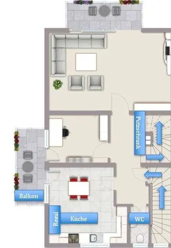 WG-Zimmer mit 15 m² in Karlsruhe – Bild 8