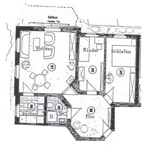 3 room apartment with 67 m² in Chemnitz – Photo 6
