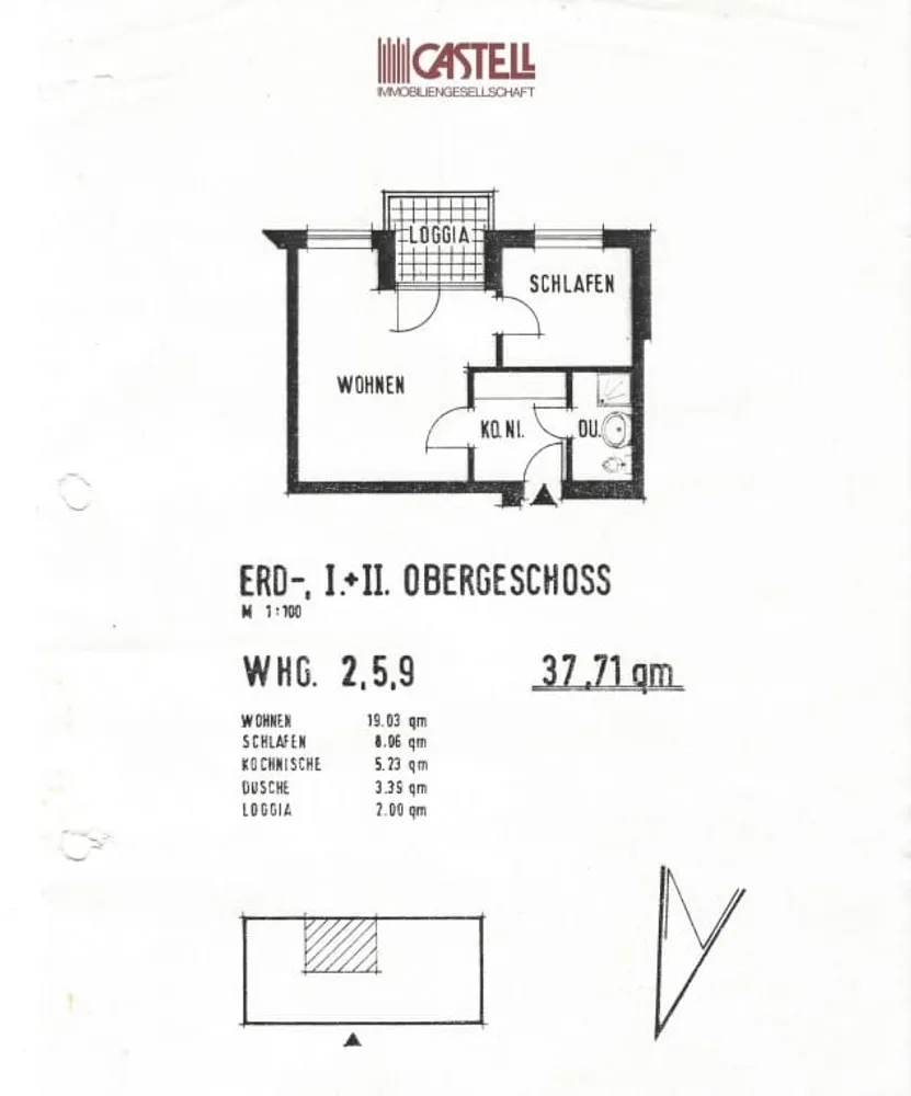 2 room apartment with 38 m² in Hanover – Photo 2