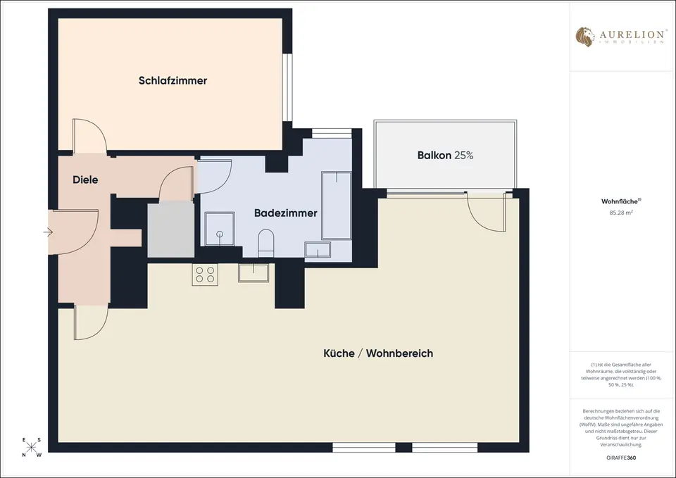 2 Zimmer Wohnung mit 88 m² in Aschaffenburg – Bild 9