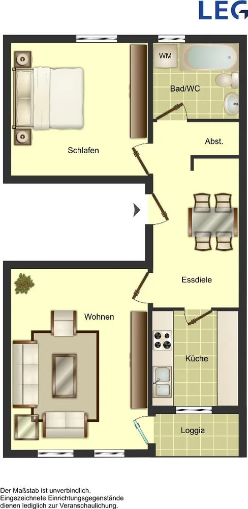 2 Zimmer Wohnung mit 64 m² in Duisburg – Bild 5