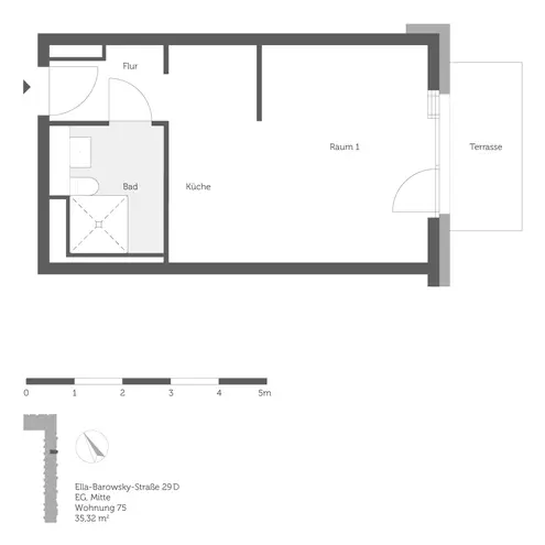 1 Zimmer Wohnung mit 35 m² in Berlin – Bild 10