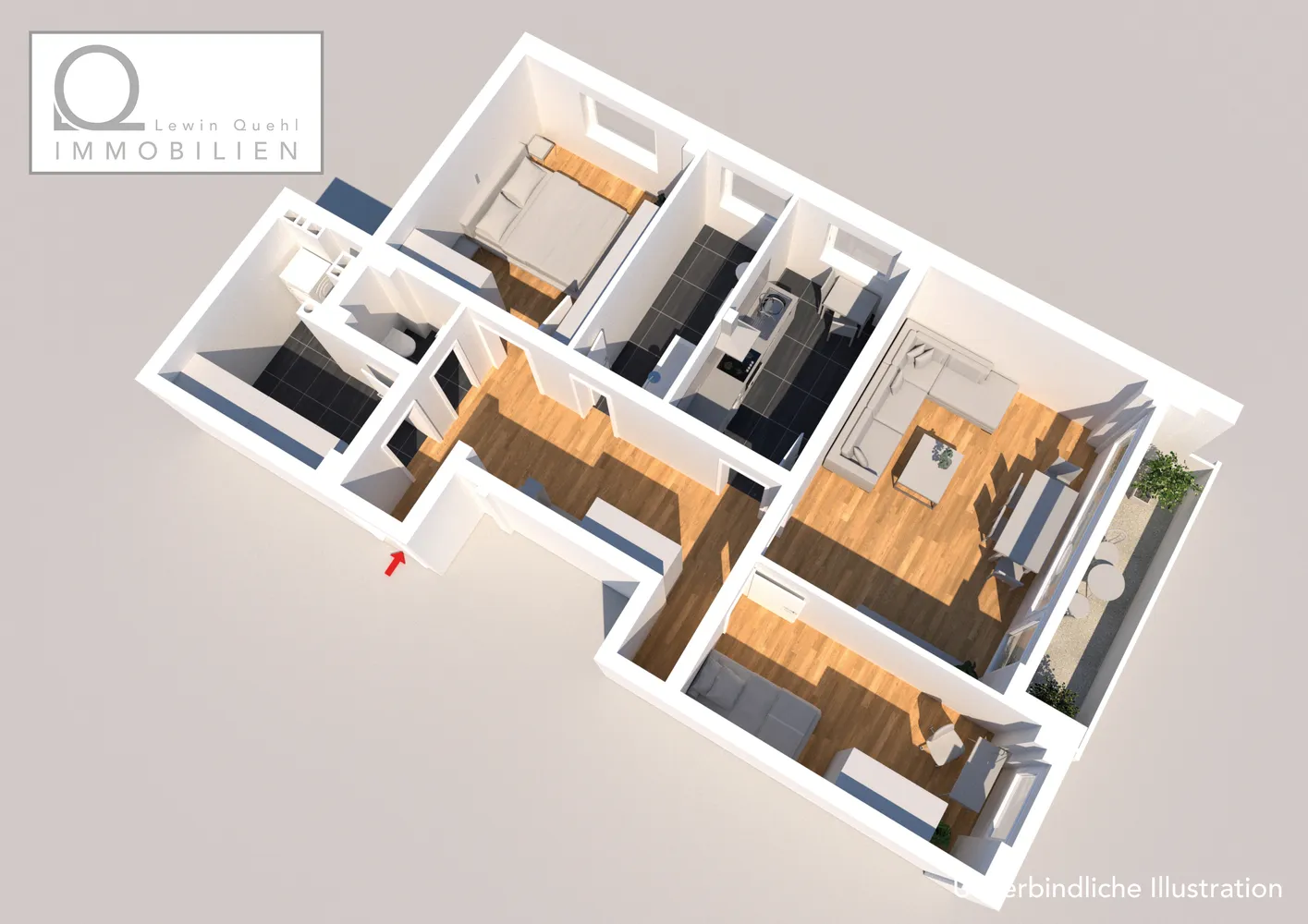 3 room apartment with 88 m² in Neu-Isenburg – Photo 8