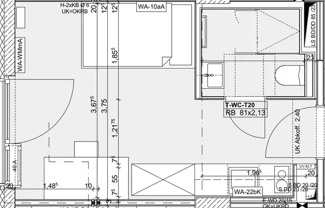 1 Zimmer Wohnung mit 20 m² in Hannover – Bild 12