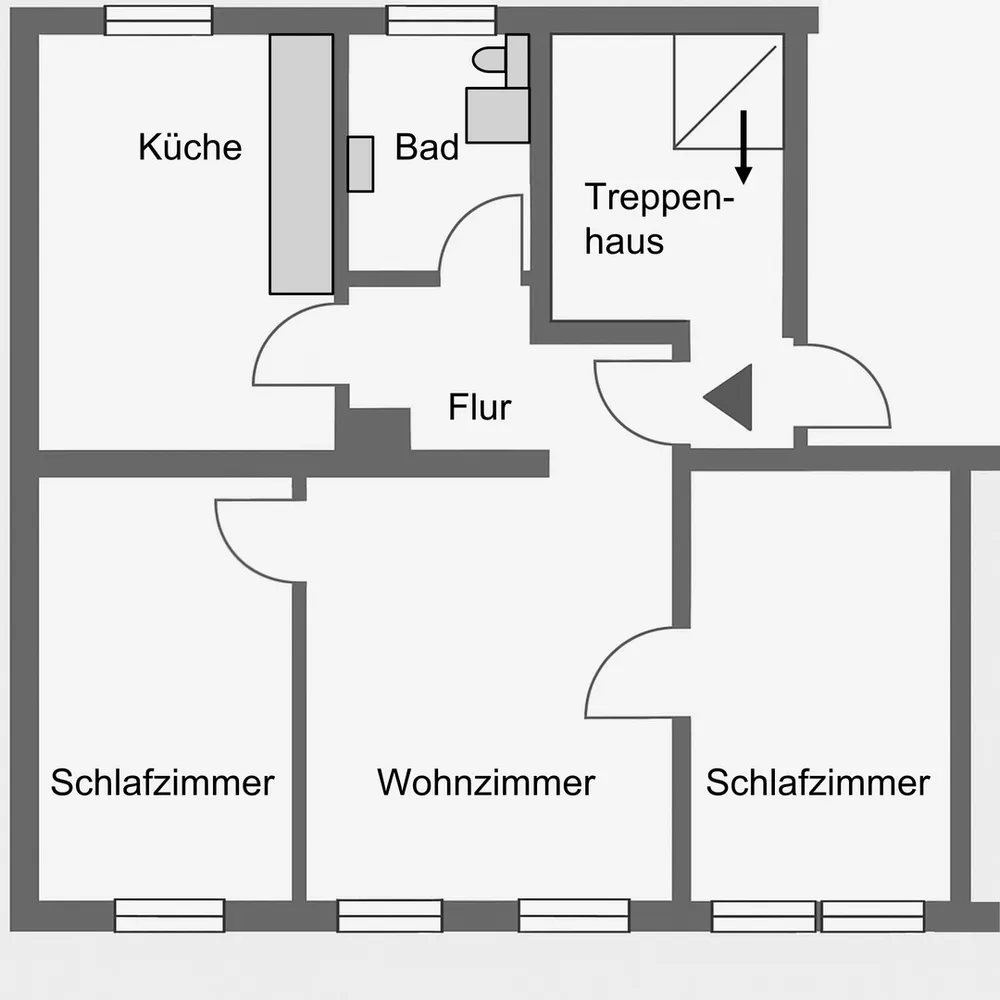 3 Zimmer Wohnung mit 75 m² in Fürth – Bild 8