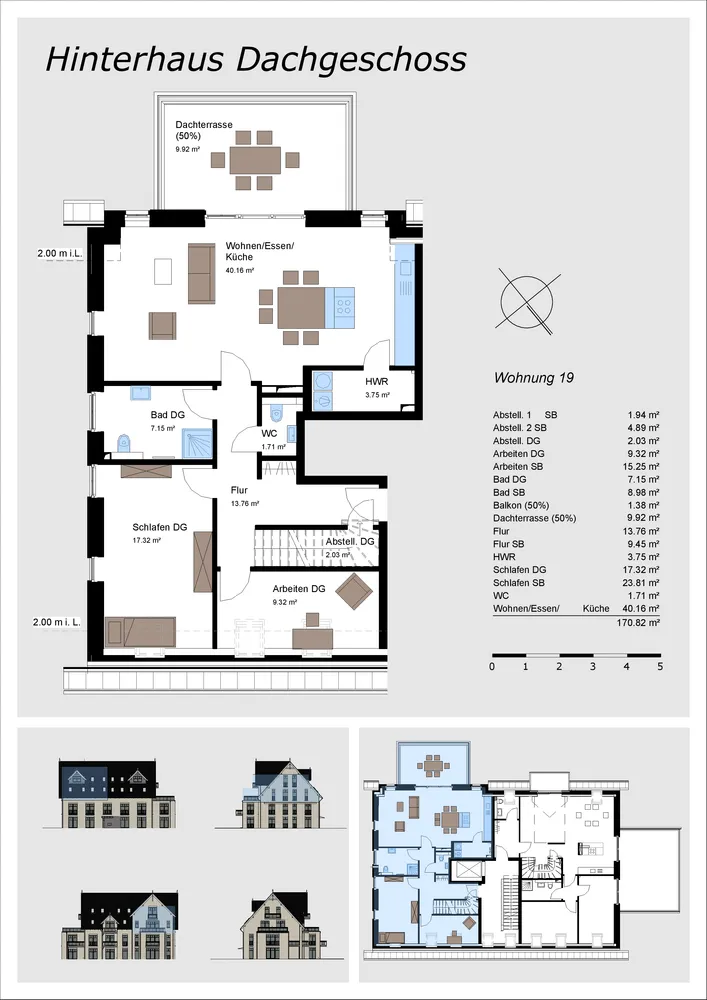 5 Zimmer Wohnung mit 171 m² in Hamburg – Bild 2