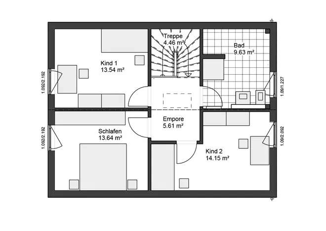 3 Zimmer Haus mit 122 m² in Detmold – Bild 3