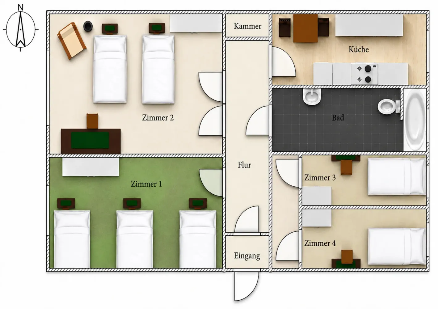 Shared room with 18 m² in Berlin – Photo 9