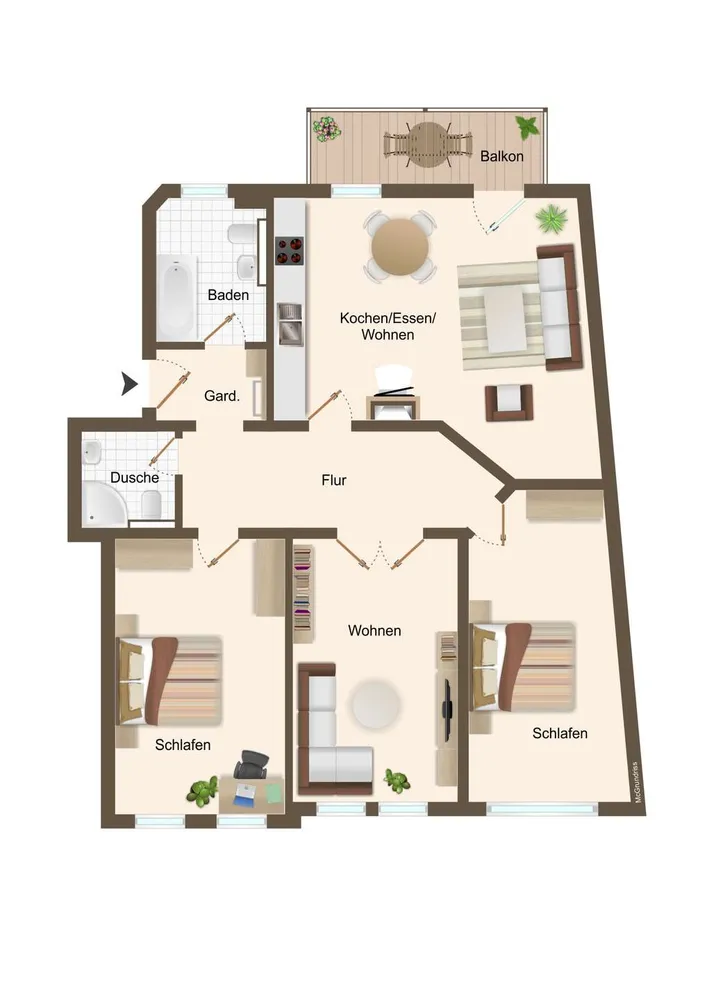 4 Zimmer Wohnung mit 115 m² in Leipzig – Bild 10