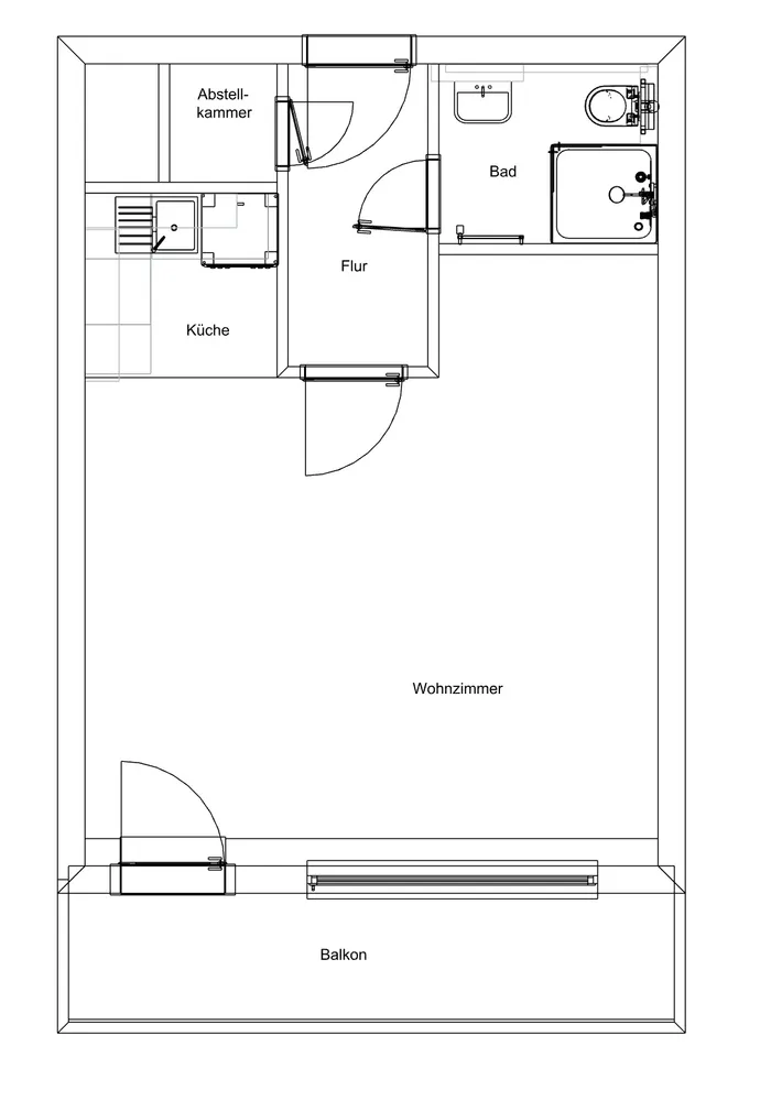 1 Zimmer Wohnung mit 40 m² in Hamburg – Bild 11