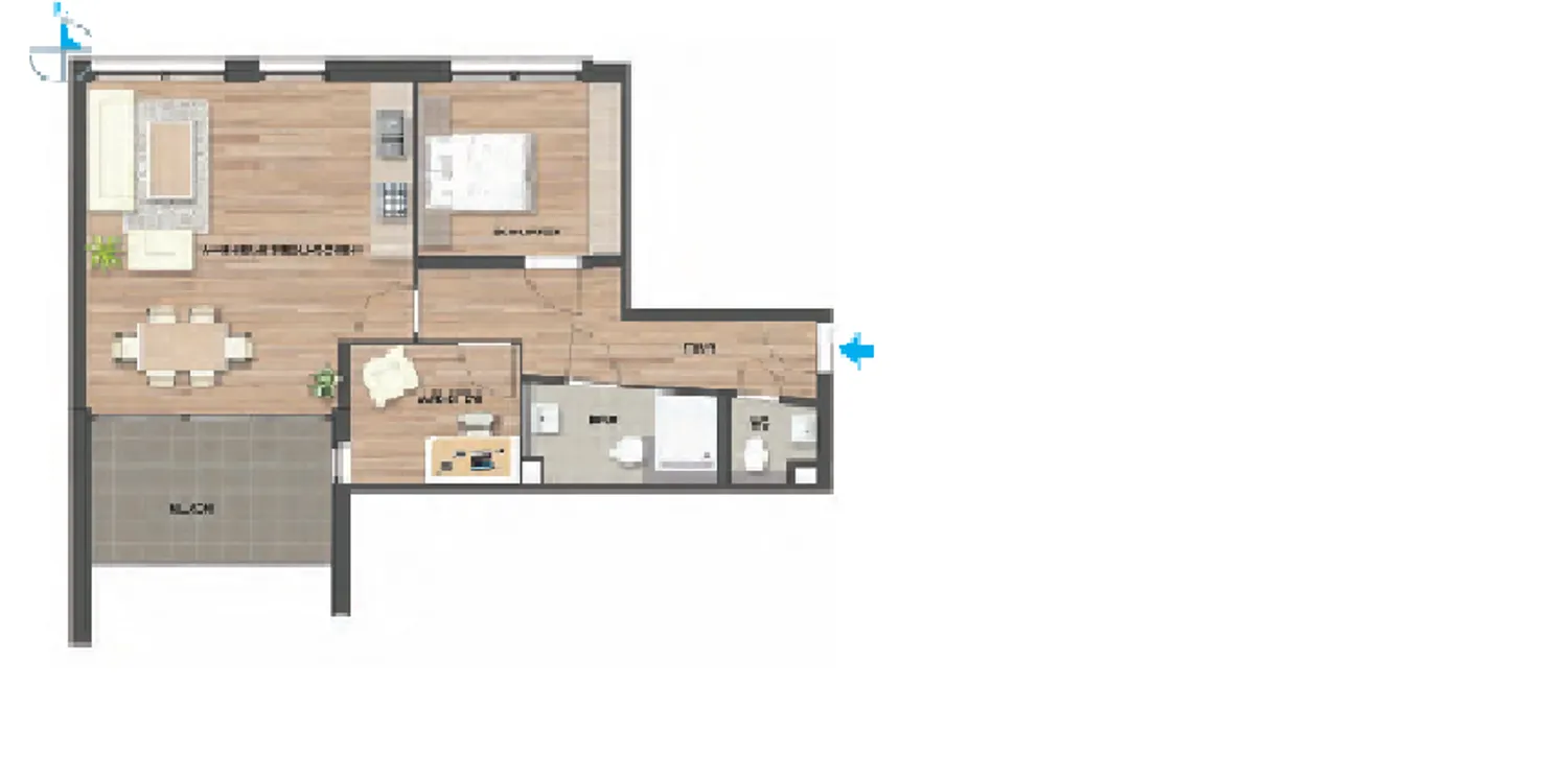 3 Zimmer Wohnung mit 90 m² in Heilbronn – Bild 2
