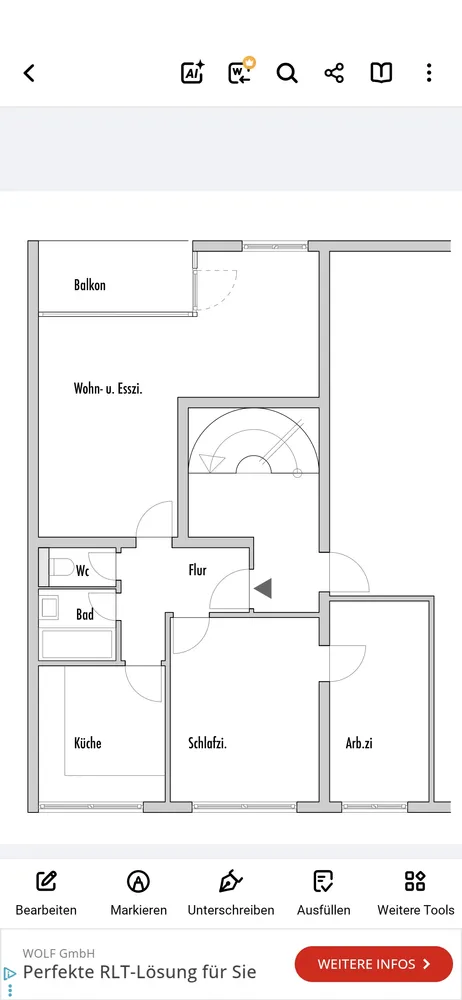 3 Zimmer Wohnung mit 70 m² in Stuttgart – Bild 7
