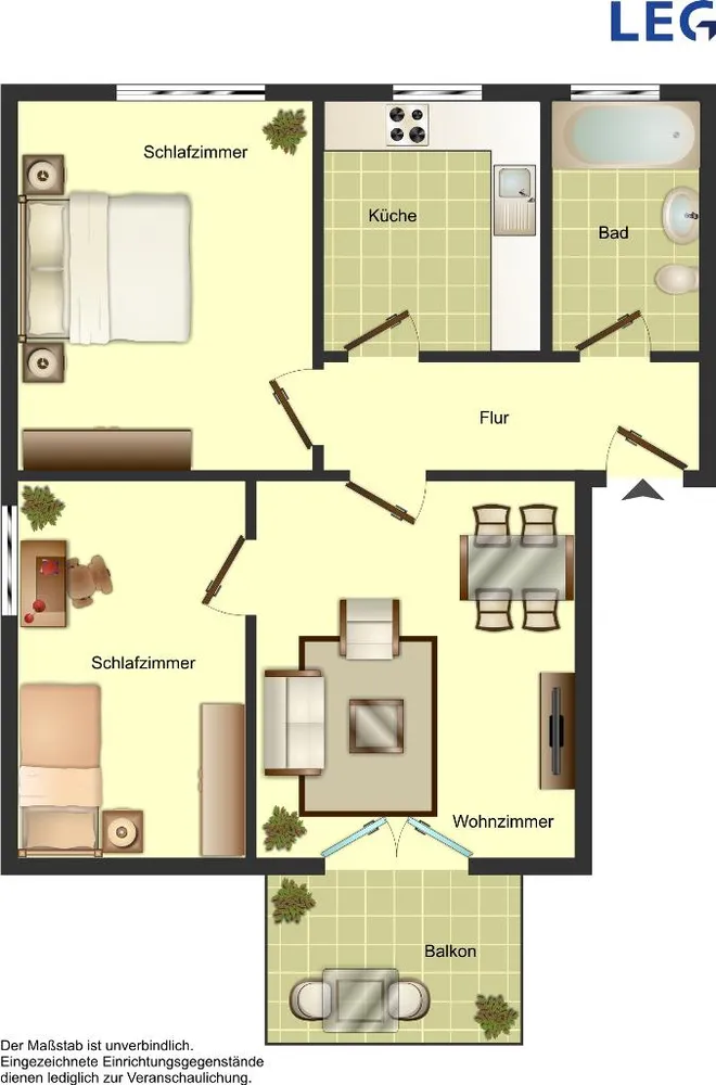3 room apartment with 62 m² in Minden – Photo 10
