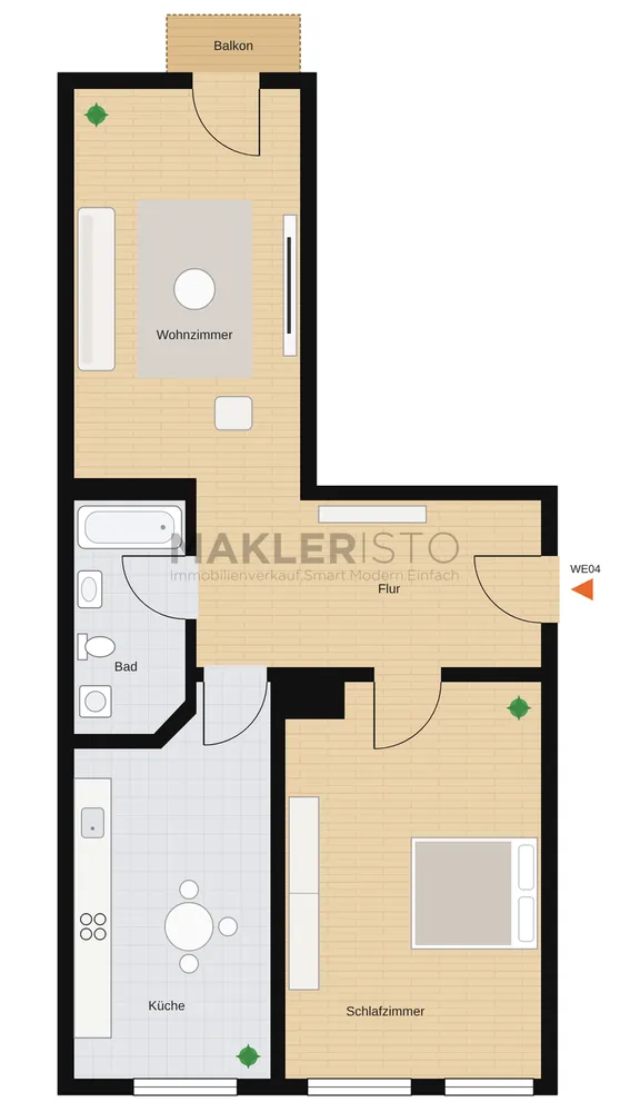 2 Zimmer Wohnung mit 68 m² in Dresden – Bild 9