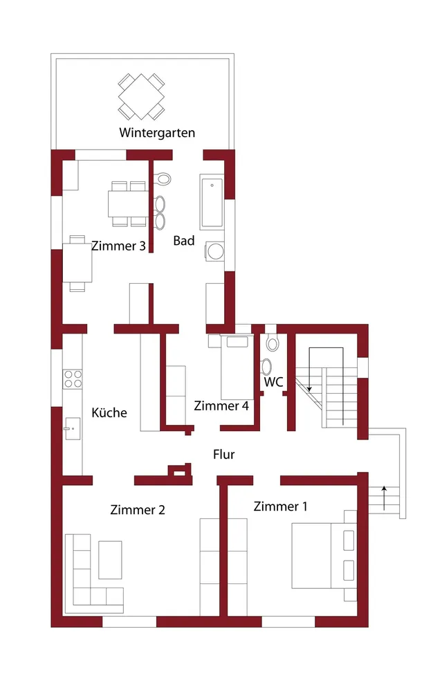 3 Zimmer Wohnung mit 86 m² in Bruchsal – Bild 5