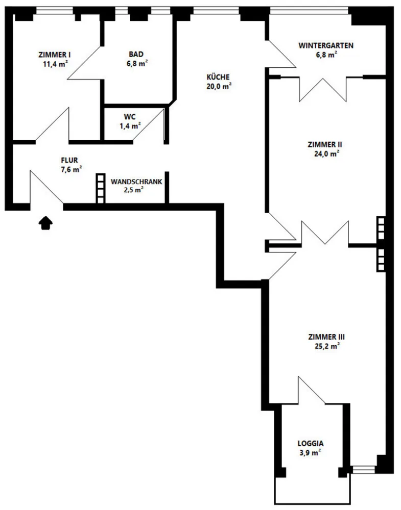 4 Zimmer Wohnung mit 110 m² in Wiesbaden – Bild 6