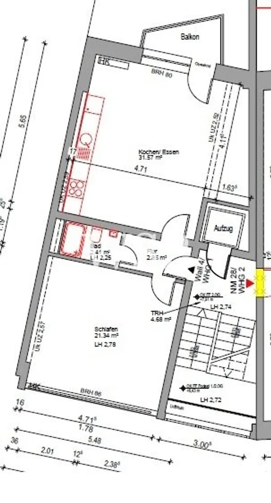2 Zimmer Wohnung mit 60 m² in Wuppertal – Bild 5