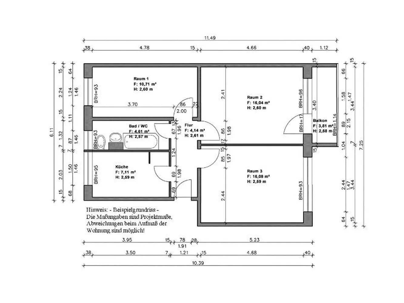 3 Zimmer Wohnung mit 61 m² in Halle (Saale) – Bild 5