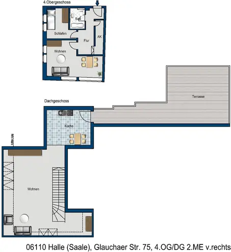 3 Zimmer Wohnung mit 96 m² in Halle (Saale) – Bild 1