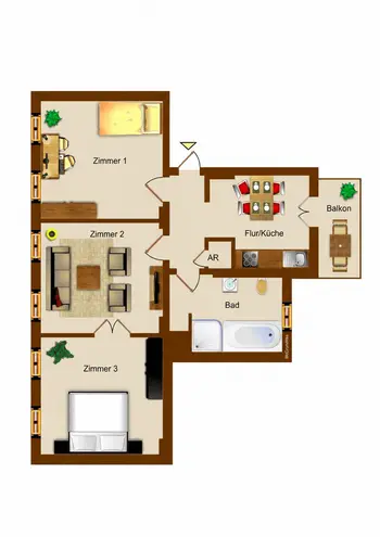 3 Zimmer Wohnung mit 94 m² in Magdeburg – Bild 4