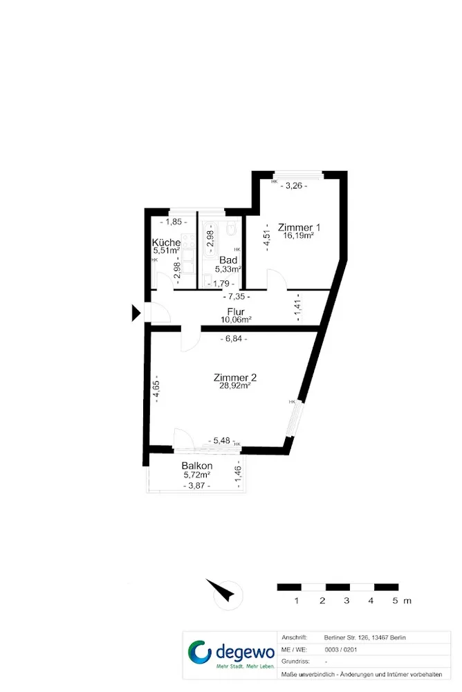 2 Zimmer Wohnung mit 69 m² in Berlin – Bild 4