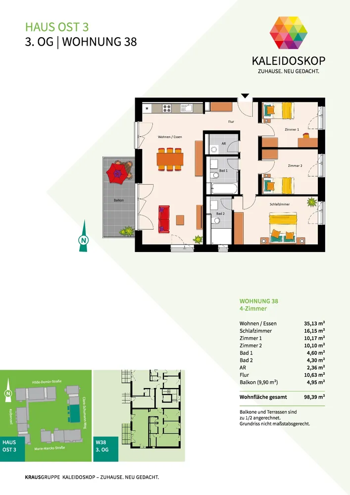 4 Zimmer Wohnung mit 98 m² in Heidelberg – Bild 9