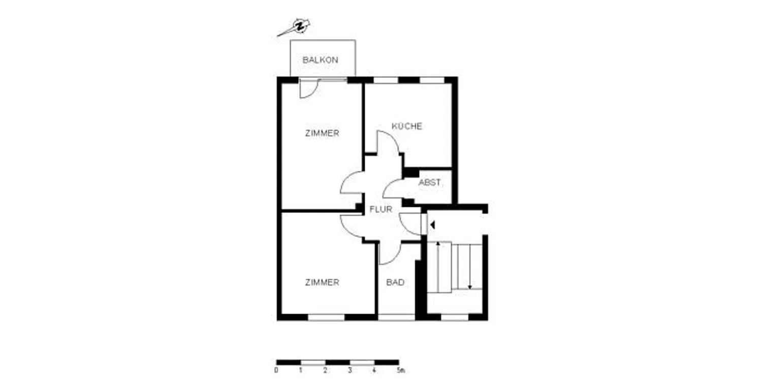 2 room apartment with 57 m² in Bremen – Photo 2