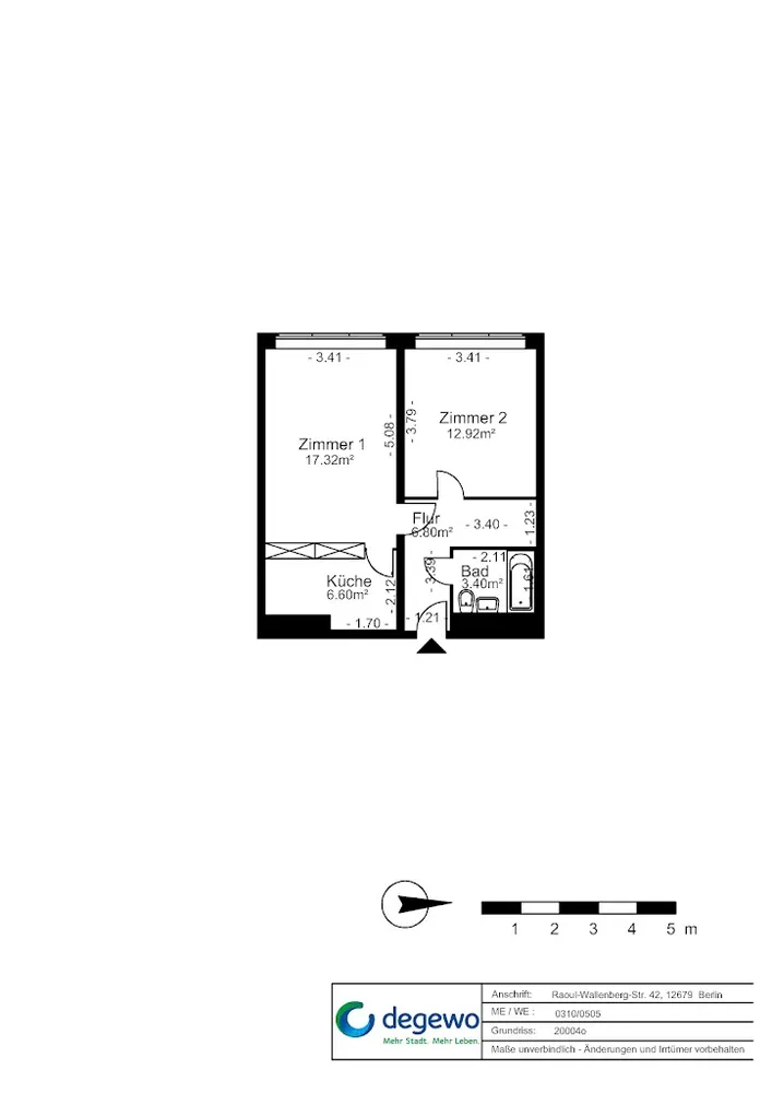 2 room apartment with 47 m² in Berlin – Photo 4