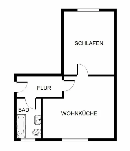 2 Zimmer Wohnung mit 45 m² in Essen – Bild 6