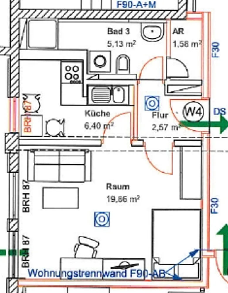 1 Zimmer Wohnung mit 35 m² in Erfurt – Bild 10