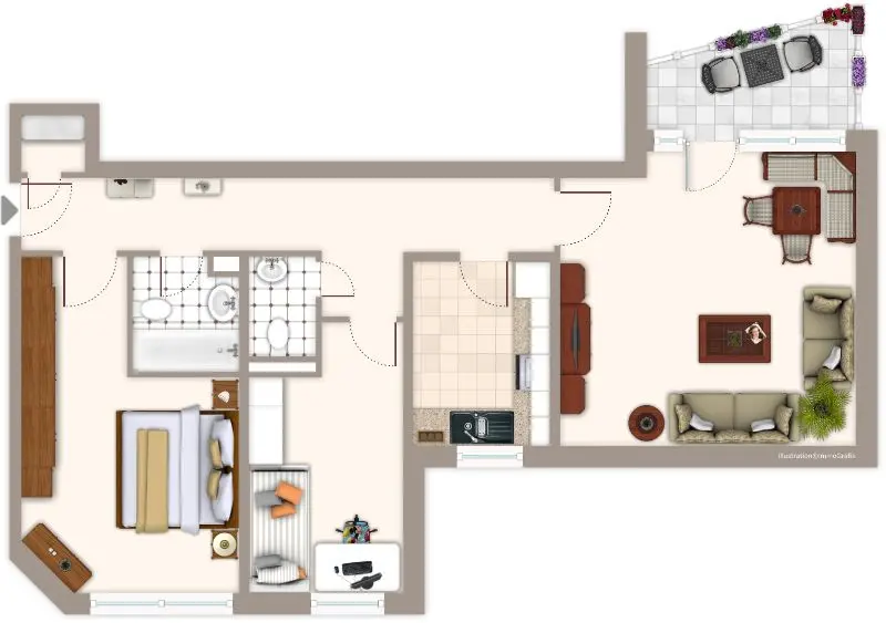 3 Zimmer Wohnung mit 68 m² in Mönchengladbach – Bild 5