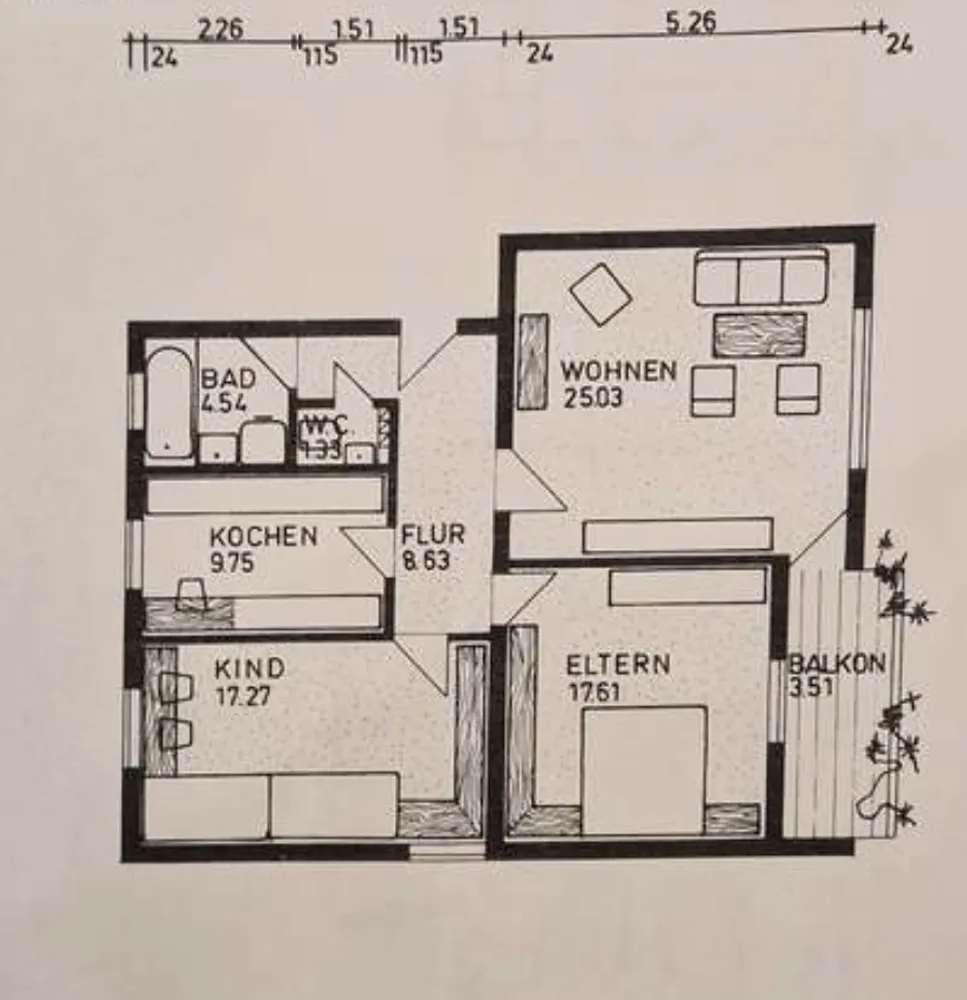 3 Zimmer Wohnung mit 88 m² in Pforzheim – Bild 7