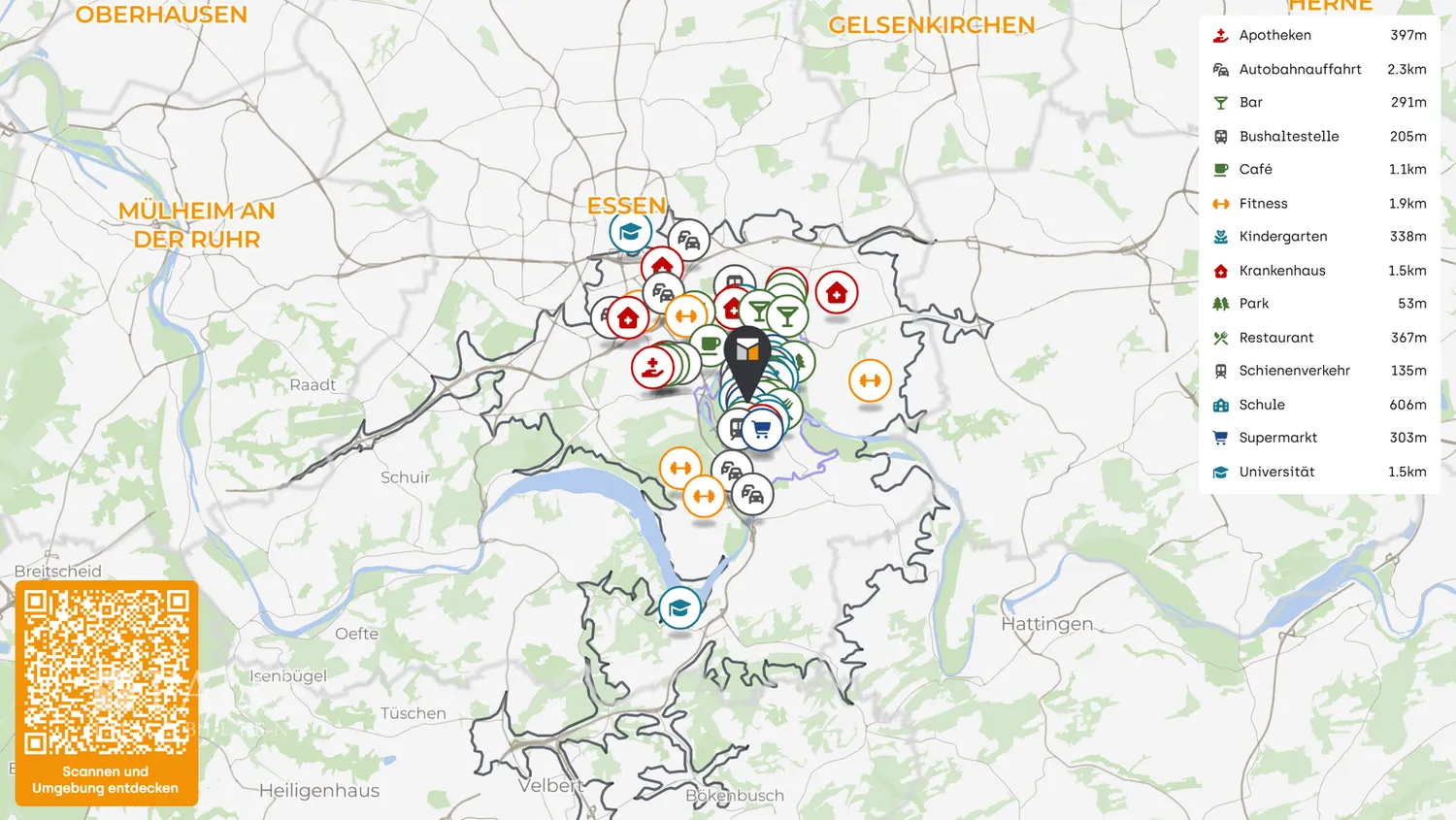3 Zimmer Wohnung mit 54 m² in Essen – Bild 7
