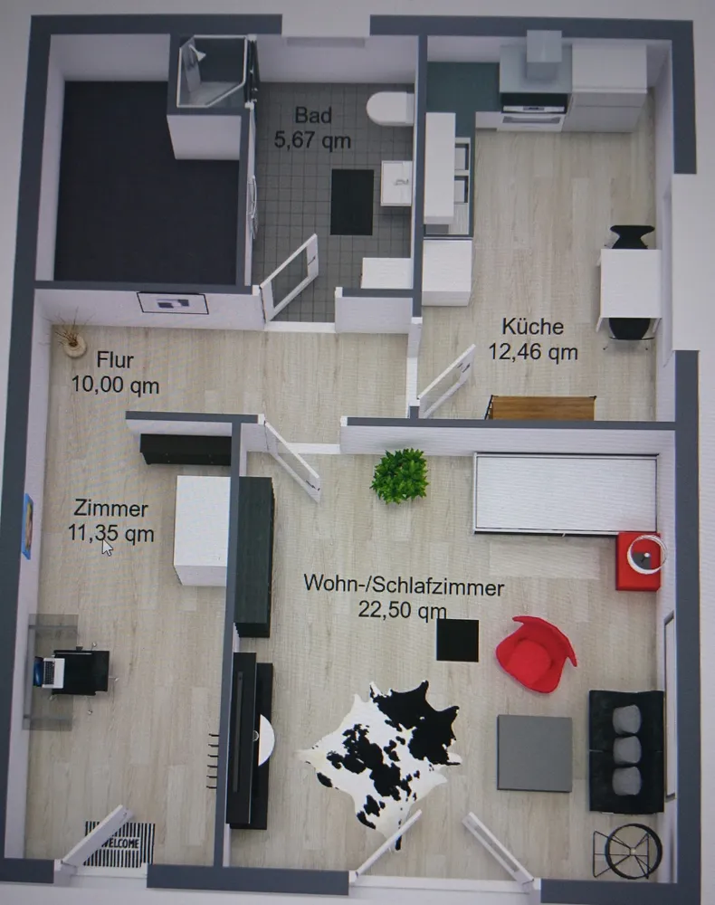 2 Zimmer Wohnung mit 61 m² in Trier – Bild 8