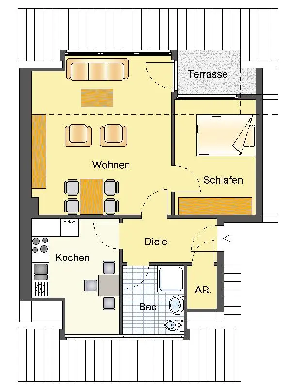 2 Zimmer Wohnung mit 56 m² in Lünen – Bild 5