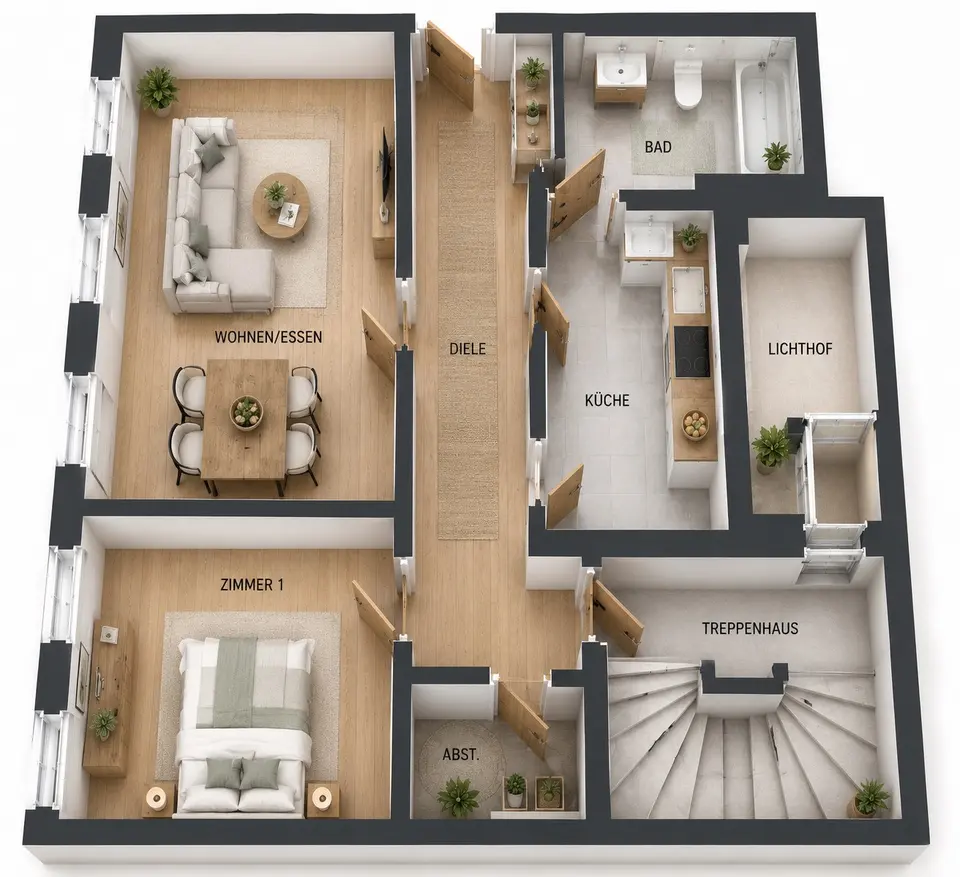 2 Zimmer Wohnung mit 64 m² in Freiberg – Bild 5