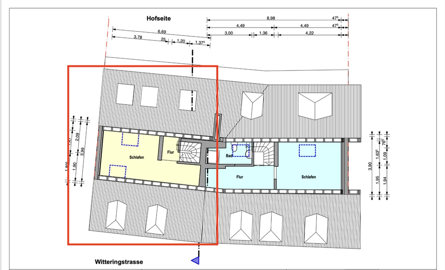 3 Zimmer Wohnung mit 70 m² in Essen – Bild 11