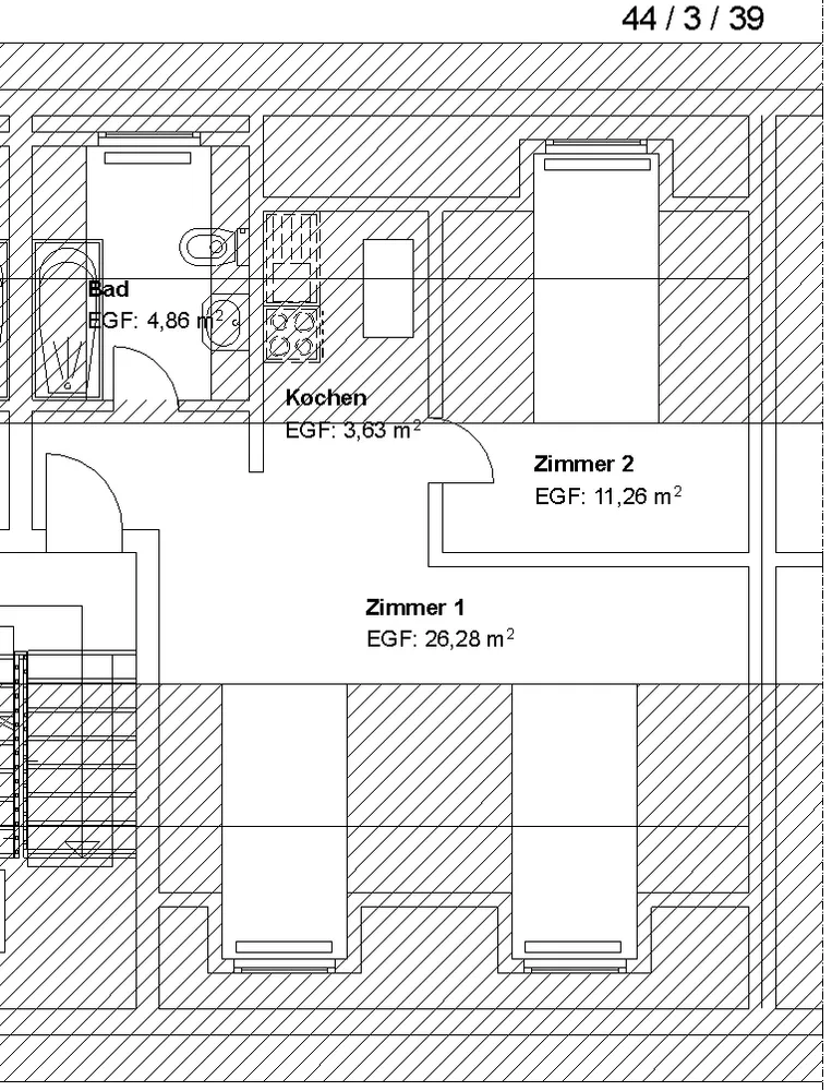 2 room apartment with 46 m² in Kassel – Photo 2