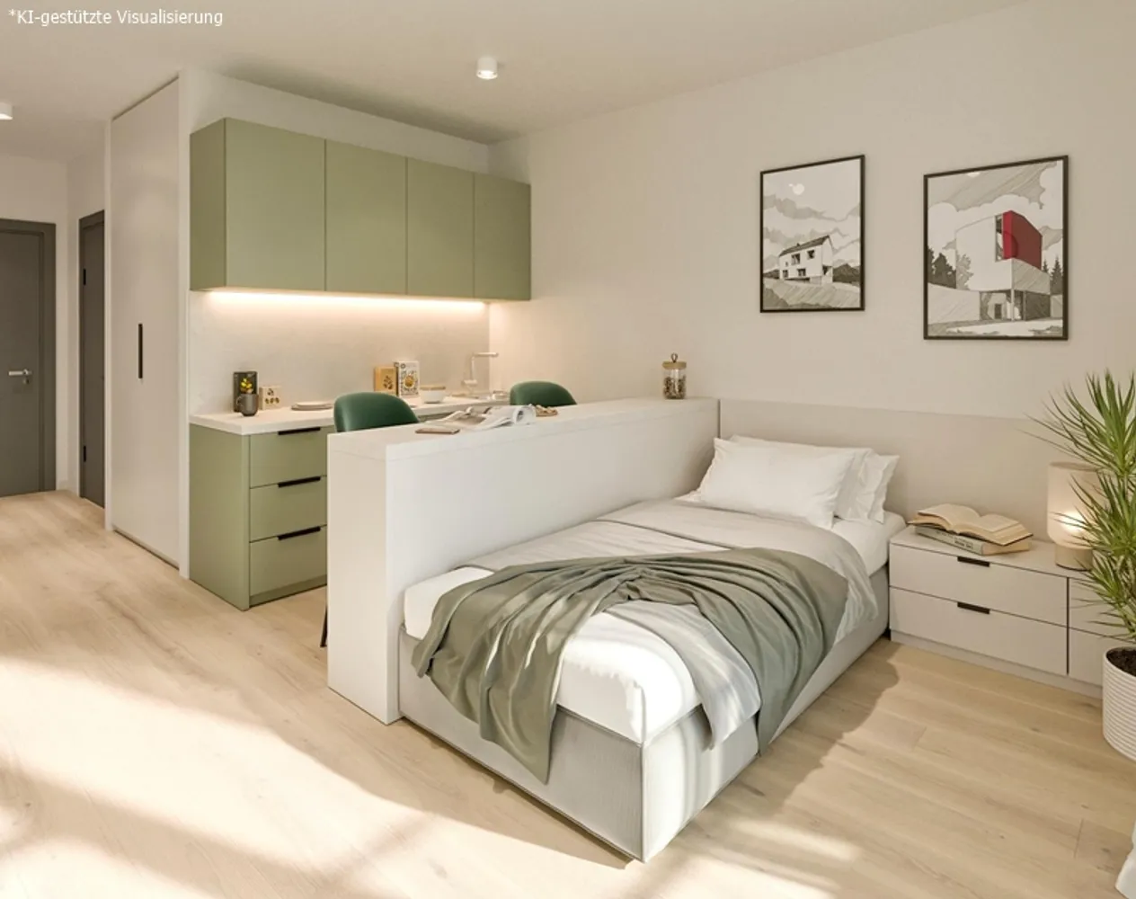 1 Zimmer Wohnung mit 23 m² in Kassel – Bild 1
