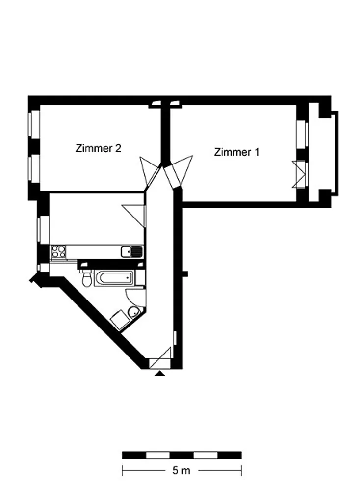 2 Zimmer Wohnung mit 70 m² in Berlin – Bild 2