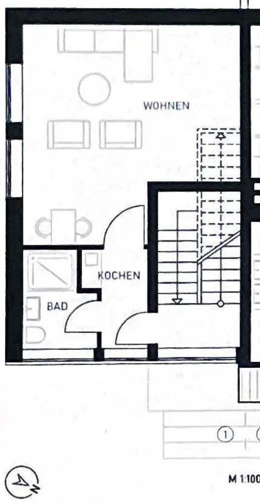 1 Zimmer Wohnung mit 37 m² in Münster – Bild 9