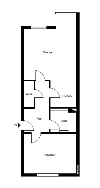 2 Zimmer Wohnung mit 63 m² in Bielefeld – Bild 4