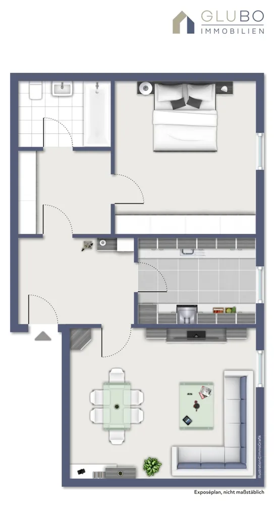 3 Zimmer Wohnung mit 48 m² in Recklinghausen – Bild 10