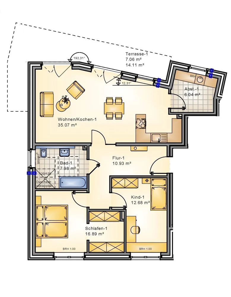 3 Zimmer Wohnung mit 97 m² in Oldenburg – Bild 9