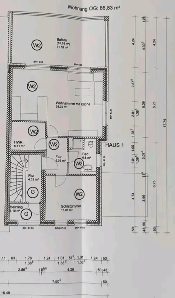 2 Zimmer Wohnung mit 87 m² in Osnabrück – Bild 8